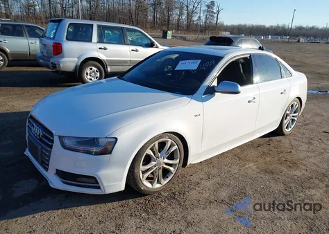 2013 Audi S4 3.0T Premium Plus from USA, damaged, VIN WAUDGAFL8DA169975